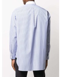 MACKINTOSH Mandarin Collar Striped Shirt