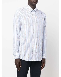 Etro Motif Stripe Print Shirt