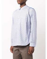 Junya Watanabe MAN Multi Print Long Sleeve Cotton Shirt