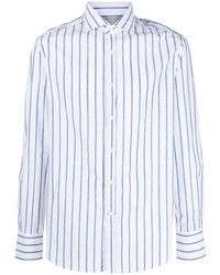 Brunello Cucinelli Spread Collar Striped Shirt