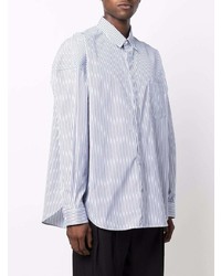 Juun.J Stripe Pattern Cotton Shirt