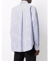 Juun.J Stripe Pattern Cotton Shirt