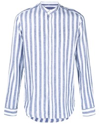 Manuel Ritz Stripe Pattern Print Shirt
