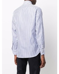 Lardini Stripe Print Cotton Shirt