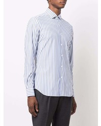 Xacus Stripe Print Long Sleeved Shirt