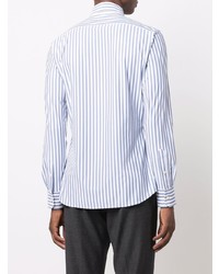 Xacus Stripe Print Long Sleeved Shirt