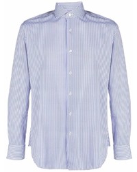 Xacus Stripe Print Long Sleeved Shirt