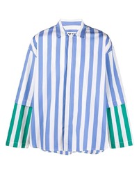 Sunnei Striped Layered Cotton Shirt