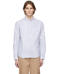 A.P.C. White Blue Felix Shirt