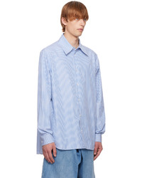 The Row White Blue Kroner Shirt