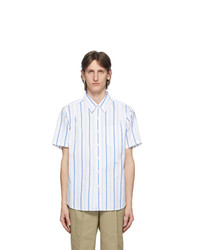 Noah NYC Blue Stripe Shirt