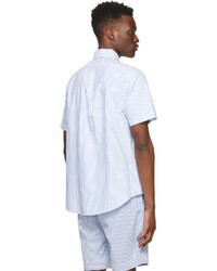 Polo Ralph Lauren Blue White Classic Oxford Short Sleeve Shirt