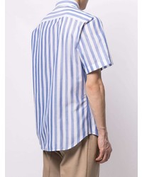 Brioni Short Sleeved Striped Shirt
