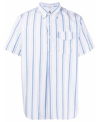 Engineered Garments Stripe Detail Short Sleeve Shirt