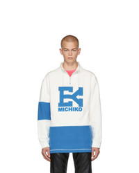 Eytys Off White And Blue Gamma Pullover