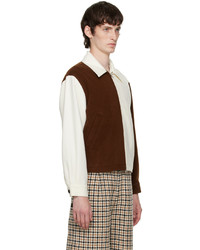 The World Is Your Oyster White Brown Patchwork Jacket