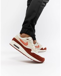 Nike Air Max 1 Trainers In White Ah8145 104