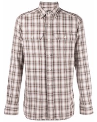 Tom Ford Checked Button Down Shirt