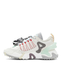 Off-White And Green Odsy 2000 Sneakers