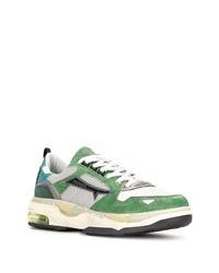 Premiata Drake Panelled Low Top Sneakers