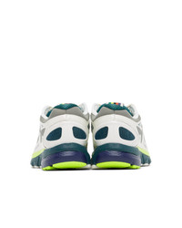 Li-Ning White And Green Furious Rider Ace 3 Sneakers
