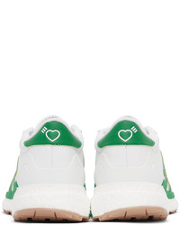 adidas x Human Made White Green Country Sneakers