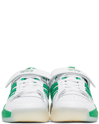 adidas x Human Made White Green Forum Sneakers