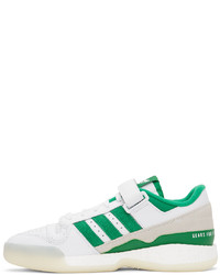 adidas x Human Made White Green Forum Sneakers