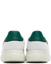 Axel Arigato White Green Genesis Stripe Bee Bird Sneakers