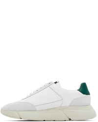 Axel Arigato White Green Genesis Stripe Bee Bird Sneakers