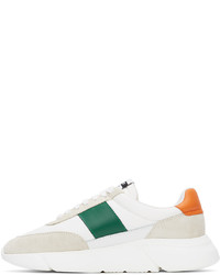 Axel Arigato White Green Genesis Vintage Sneakers