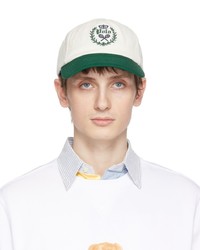White and Green Baseball Cap