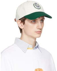 Polo Ralph Lauren Off White Green Tennis Crest Cap
