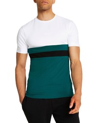 River Island Muscle Prolific Colorblock T Shirt