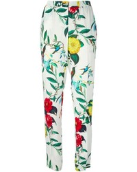 Armani Jeans Floral Print Trousers