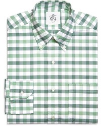 Brooks Brothers Gingham Oxford Button Down Shirt