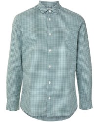 Kent & Curwen Long Sleeved Gingham Shirt