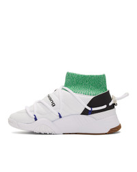 Adidas Originals By Alexander Wang White Puff High Top Sneakers