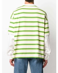 Sunnei Striped Layered T Shirt