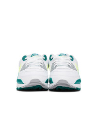 Nike White And Green Air Max Iii Sneakers