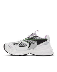Axel Arigato White And Green Marathon Sneakers