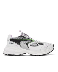Axel Arigato White And Green Marathon Sneakers