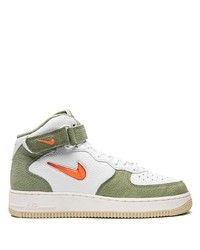 Nike Air Force 1 Mid Qs Jewel Oil Green Sneakers