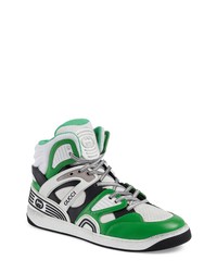 Gucci Basket High Top Sneaker In Multicolor At Nordstrom
