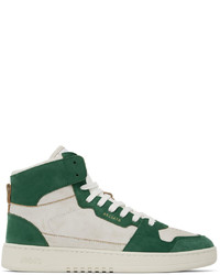 Axel Arigato Green Gray Dice Hi Sneakers