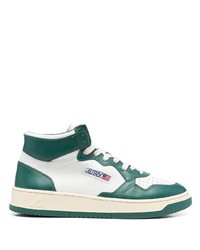 AUTRY Logo Patch High Top Trainers