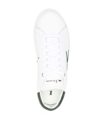 Kiton Embroidered Logo Low Top Sneakers