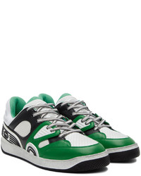 Gucci Green Black Basket Sneakers