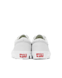 Vans Grey And Green Og Style 36 Lx Sneakers