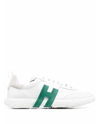 Hogan Logo Patch Lace Up Sneakers